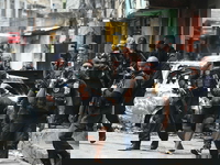 Over 100 killed in Brazil’s deadliest police raid as Rio authorities battle drug gangs in favelas Brazilian police officers seen during a deadly raid in Rio.