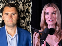 TPUSA spokesman shreds podcaster's ‘disturbing’ defense of protester who celebrated Charlie Kirk’s death Charlie Kirk and actress Jennifer Welch in a side-by-side split photo