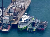 Miami Beach boating accident aerial