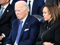 Kamala Harris suggests Biden 'didn't want' debate against Trump, says 'something was a little off' Biden and Harris sitting during Trump's second inauguration